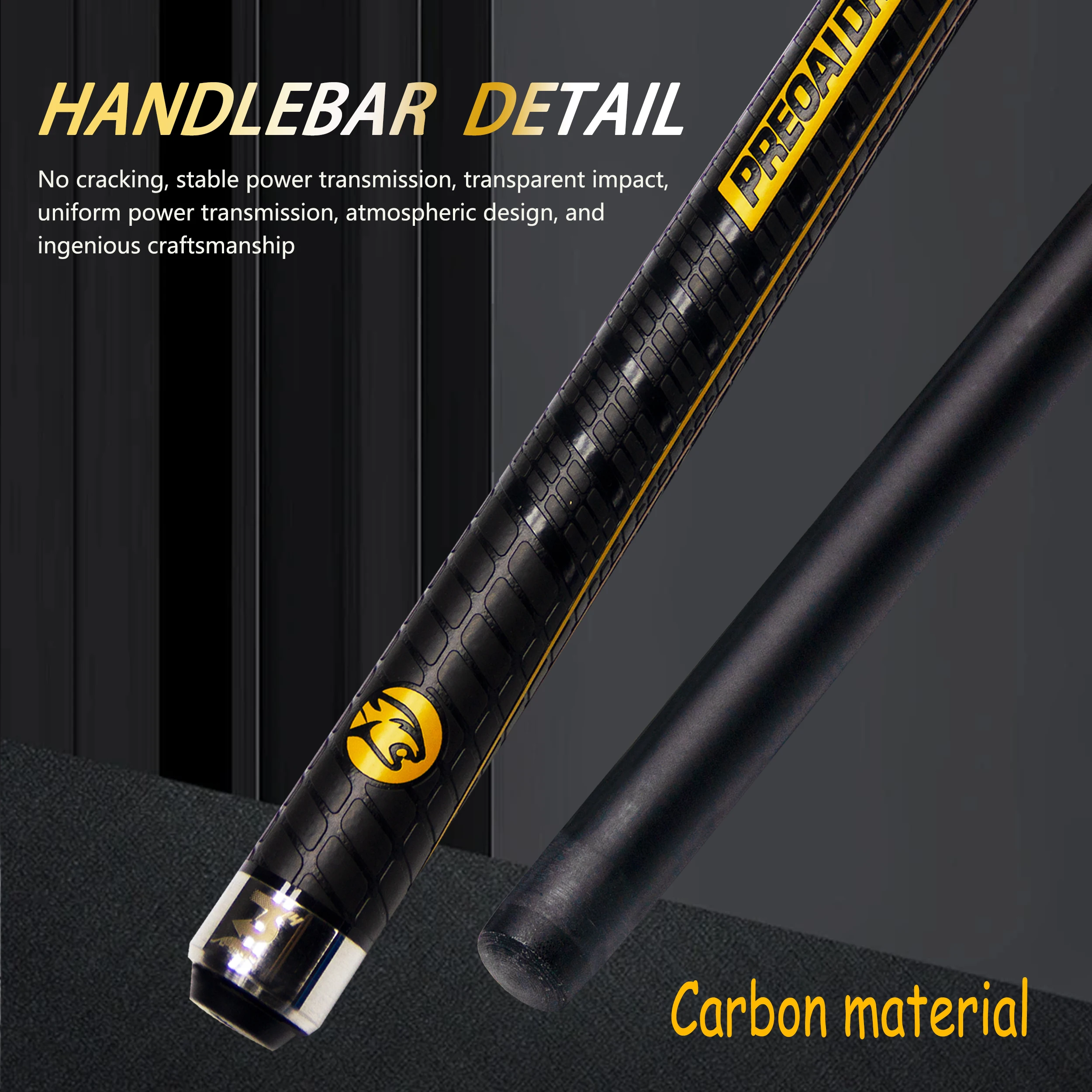 hit productHot Sale PREDATOR Break Cue One-Piece Cheetah Pattern  Jump Cue - 13mm Tip, Uni-loc Joint, Pool Cue