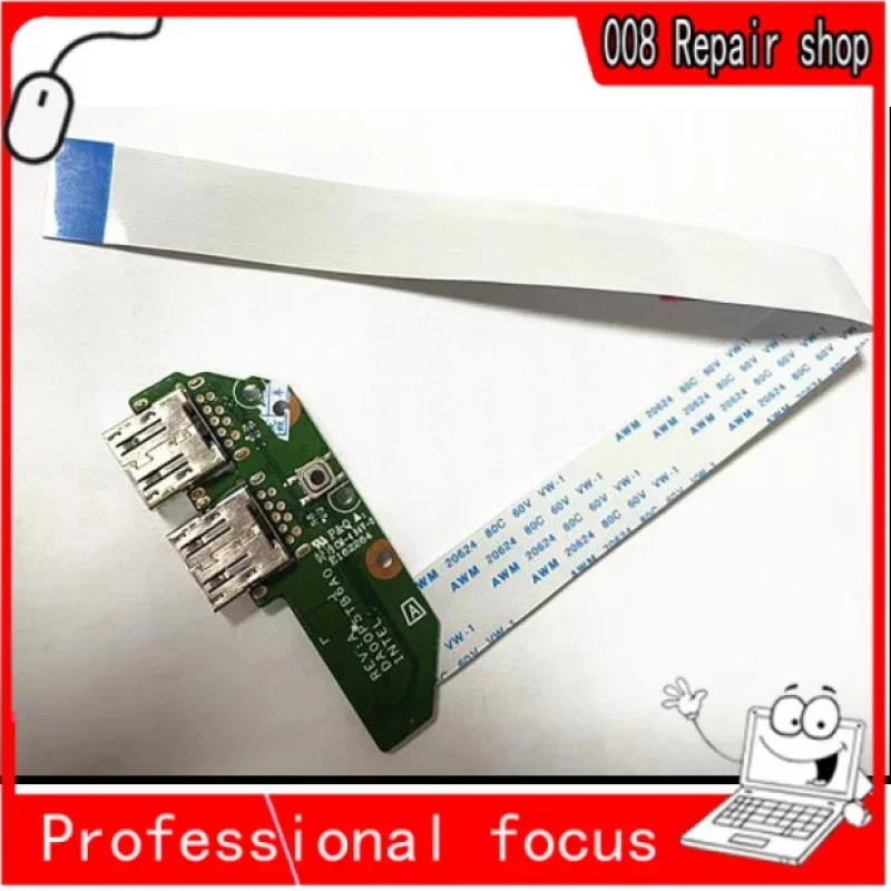 For HP 15-dy 15s-fq 15-ef 15s-eq laptop USB switch board audio jack SD card reader board dada0p5ftb6a0 da0p5dth8b0