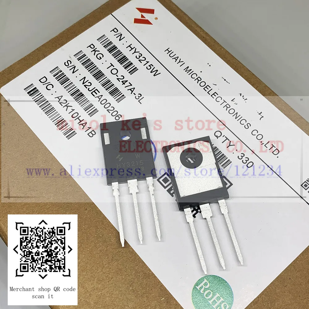 [5pcs-10pcs]100%New oeginal: HY3215W HY3215 - FET 150V 130A 15mΩ 375W TO-247A-3L