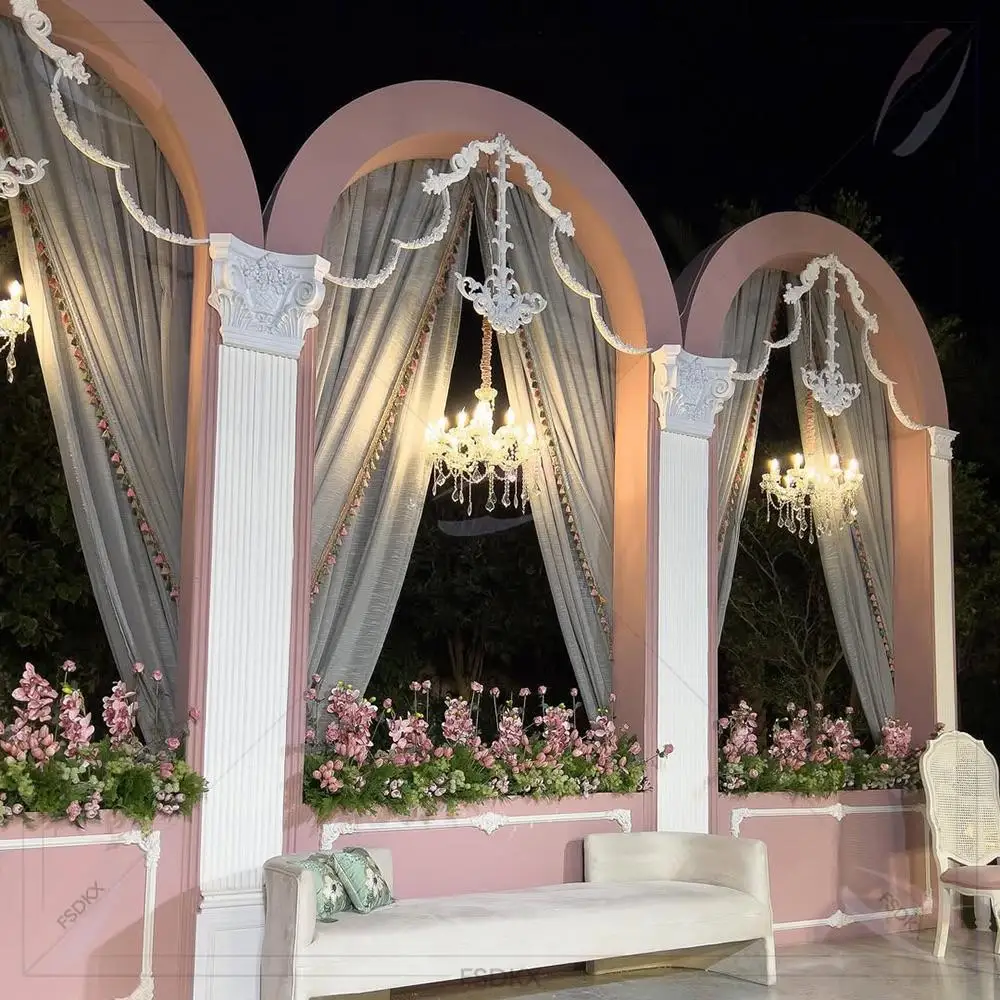 

Factory Custom Acrylic Wedding Backdrop Wedding Arch for Kids Birthday Party Decoration