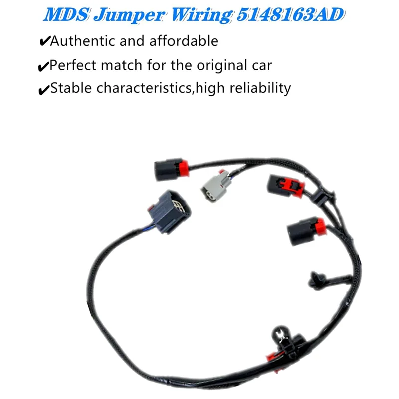 

5148163AD MDS Jumper Wiring For Chrysler 300 Dodge Charger Challenger RAM 1500 Durango Jeep Grand Cherokee Accessories-AD39