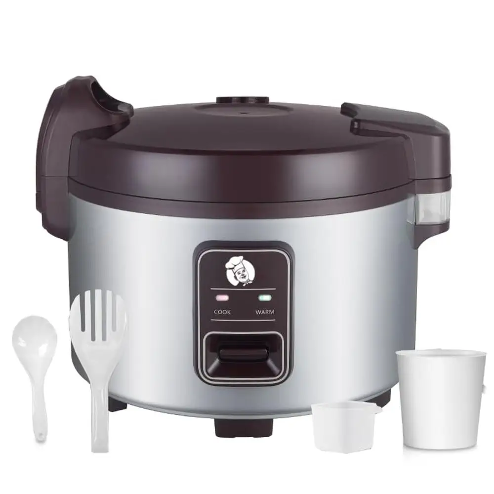 Commercial Rice Cooker 13L Large Capacity Auto Keep Warm 60 Cups One-Touch Operation 12h Insulation Restaurant Buffet Hotel