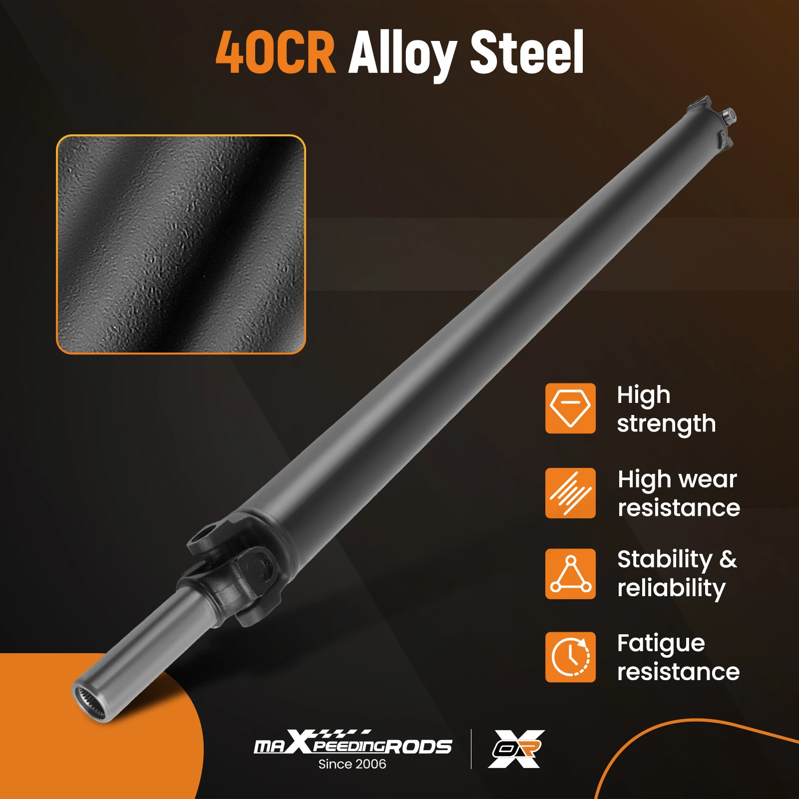 

Rear Driveshaft Prop Shaft Assembly For Chevrolet K1500 1988-1999 GMC V6 V8 4WD