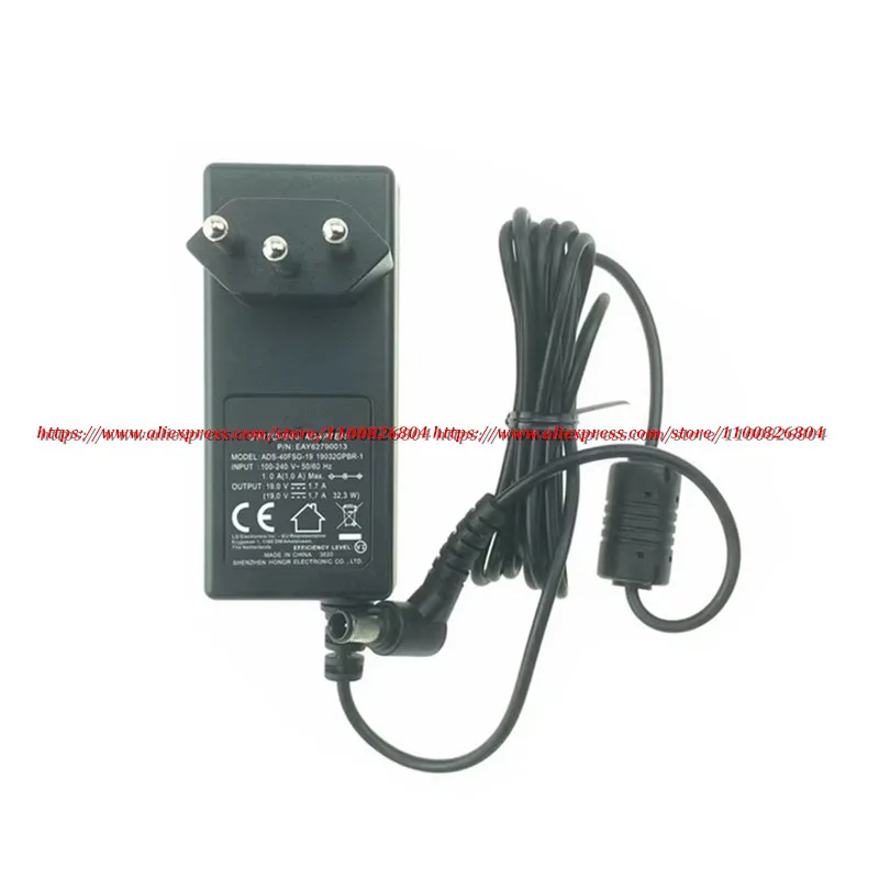 OEM 19V 1.7A Switching Adapter ADS-40FSG-19 Power Supply for LG 27'' Full HD Monitor E1948S E2242C E2249 E2351VZ W1947CY Charger