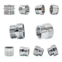 Rosca Latão Conector Juntas Torneira, Purificador de Água Acessório, Cozinha, Tap Adapter, 1/2 ToM16, M18, M20, M22, M24, M28, 2pcs por lote