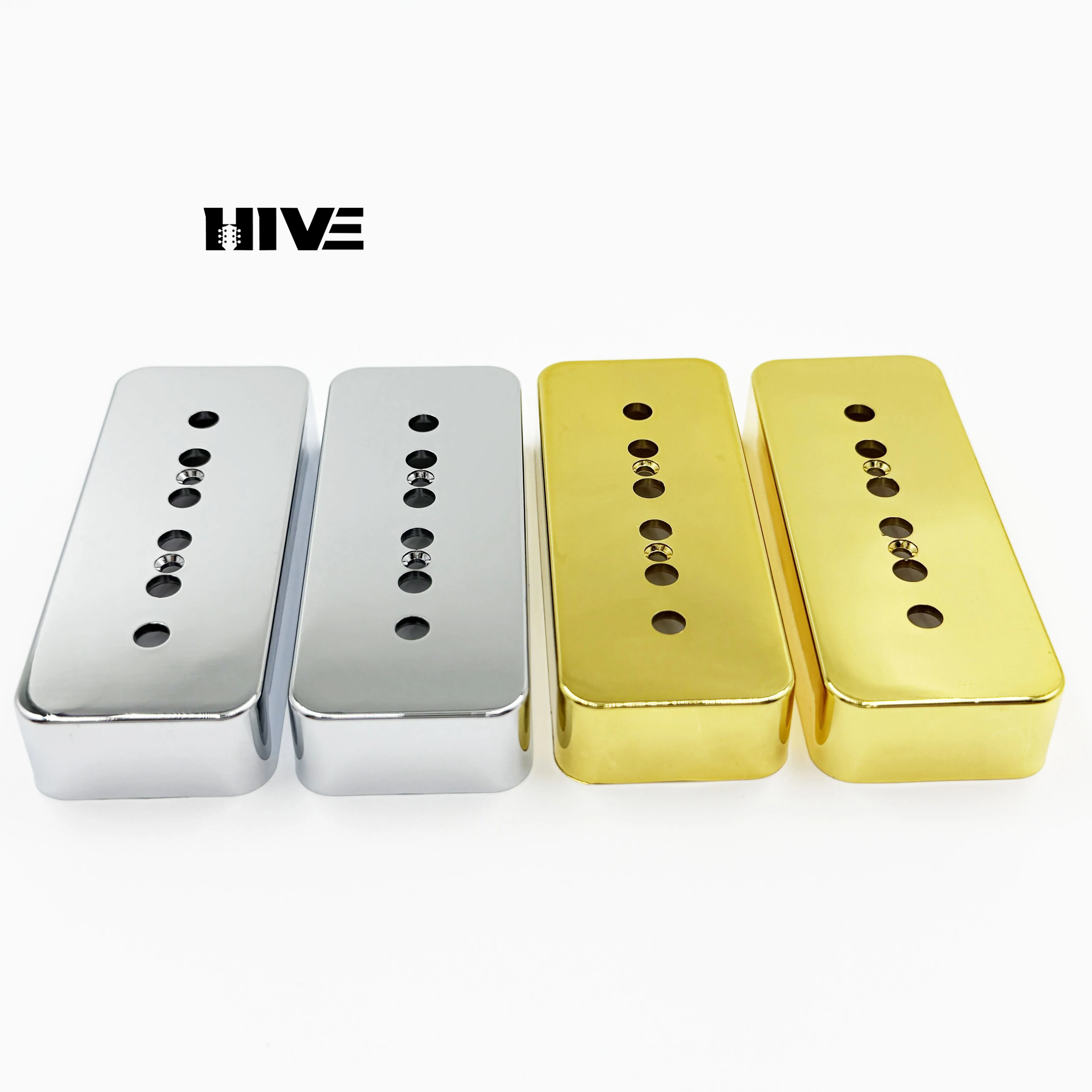 2Pcs/Set Retro P90 Guitar Pickup Cover Noise-Proof Pickup Cover 50/52MM P90 Electric Guitar Pickup Housing