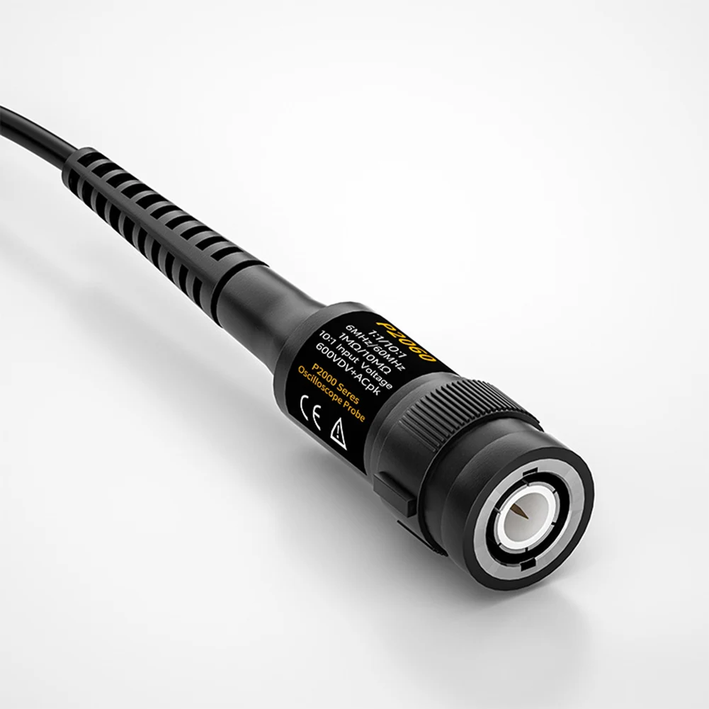 P2060 For Oscilloscope Probe with 60MHz Bandwidth and X1X10 Switch for Accurate Measurements and Easy Channel Differentiation