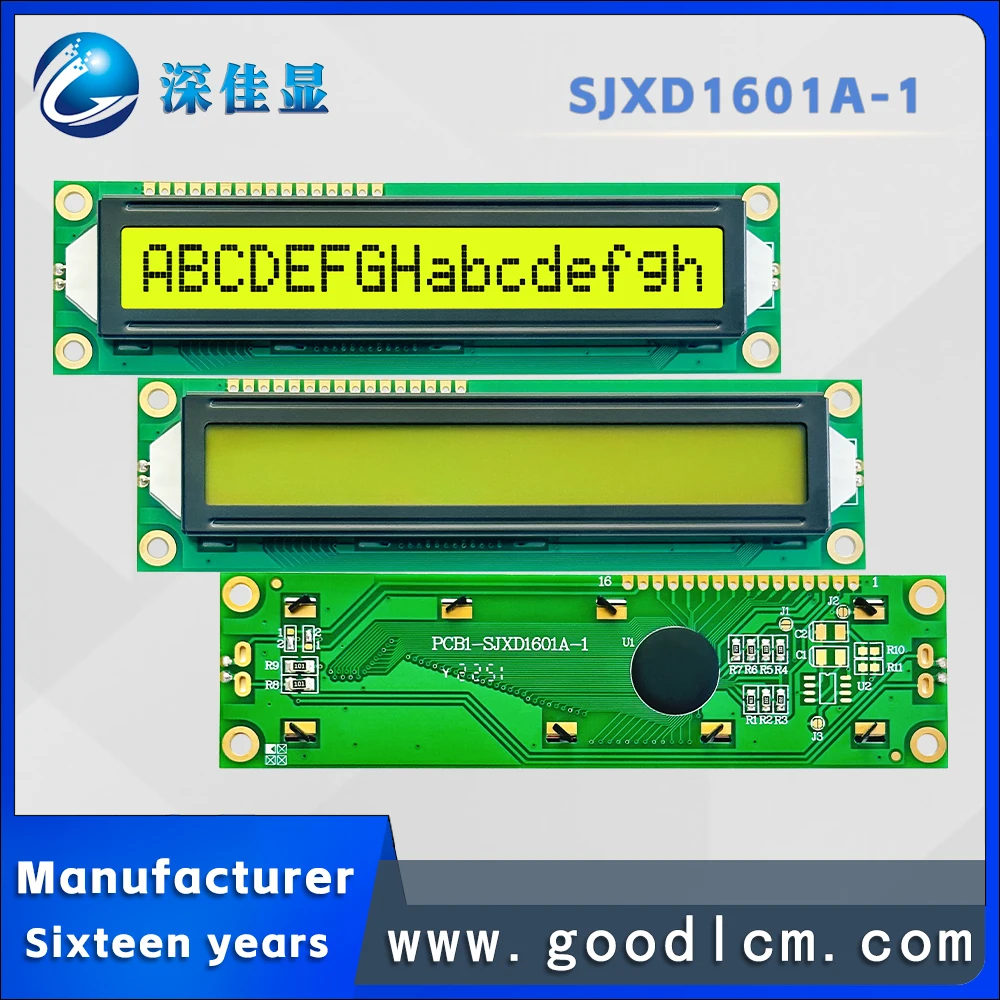 16X1 Lcd Display 16pin 20X4 Lcd Display 1602 Visions Lcd Display 1601 Met I2c Intreface Display lcd 16X2 128X64 Lcd Module