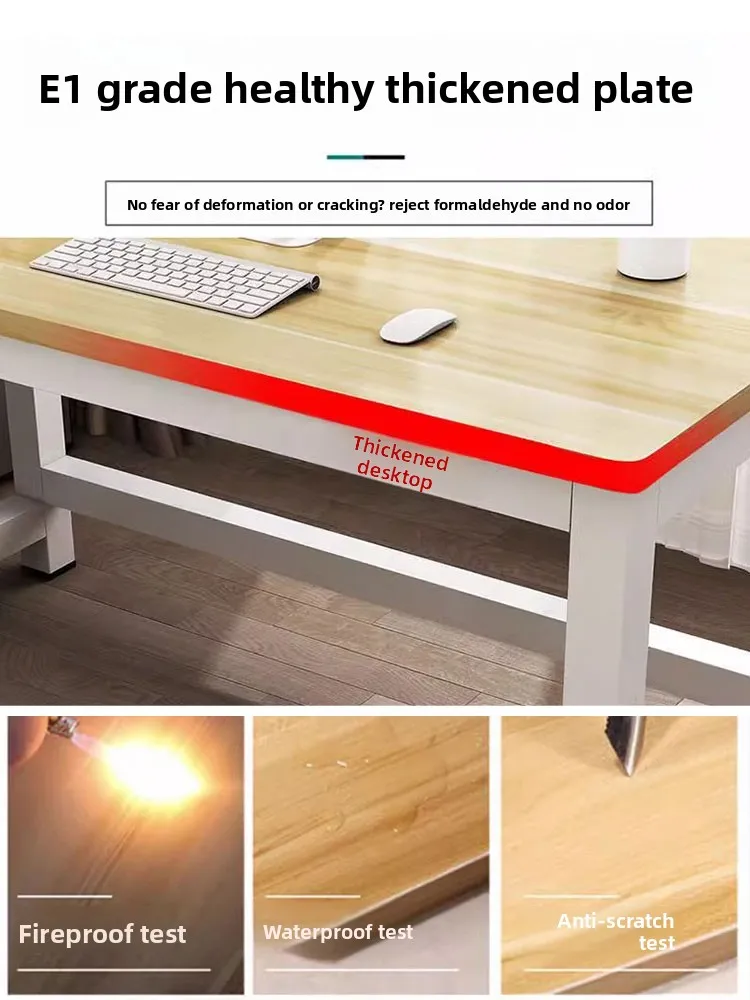 xx-Computer Desk Simple Rectangular Writing Table for Home Study Bedroom Stylish Desktop Work Desk