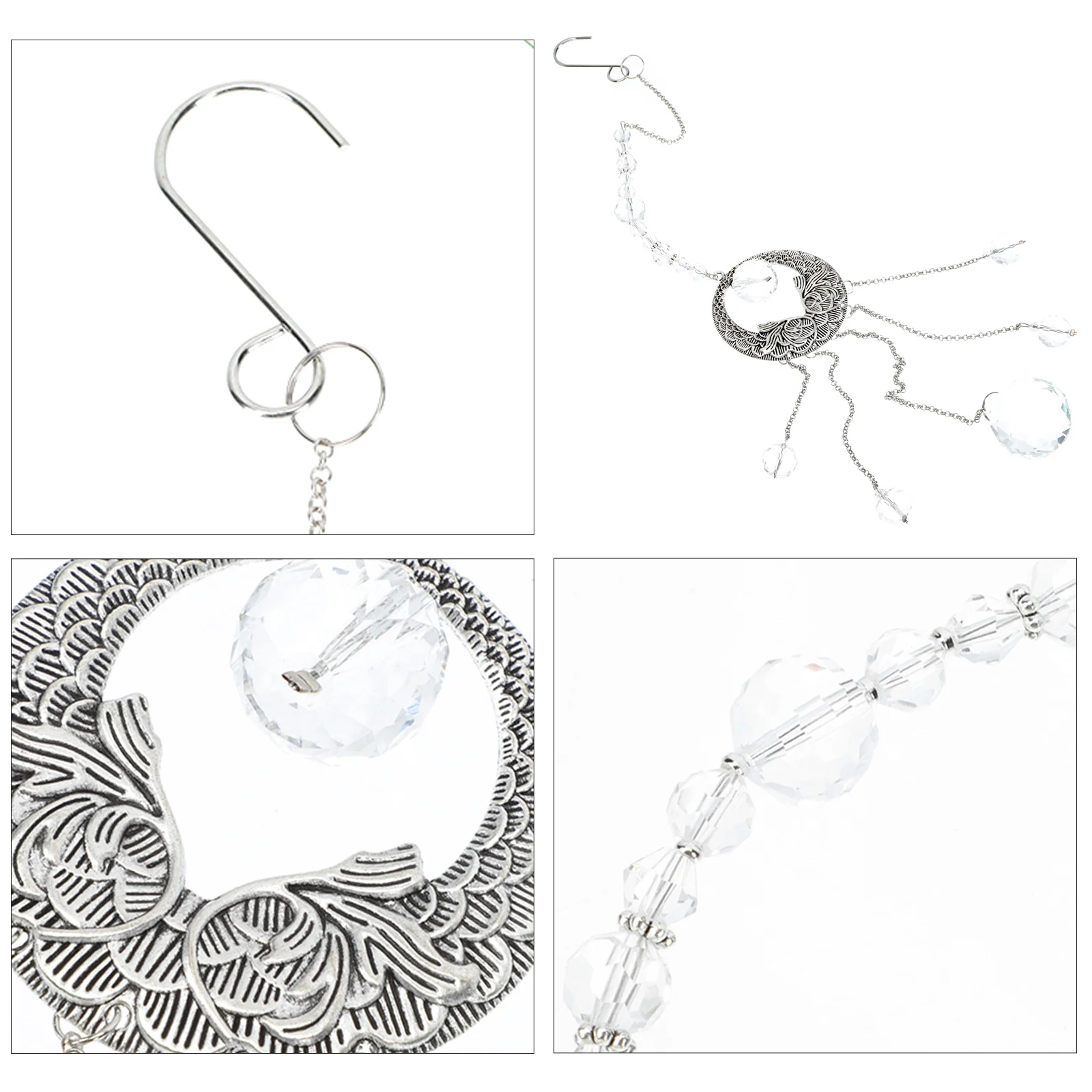 

1Pcs Crystal Balls Decor Window Pendant Festive Atmosphere Lightweight Portable Party Supply Hanging Adorn Hanging Pendant