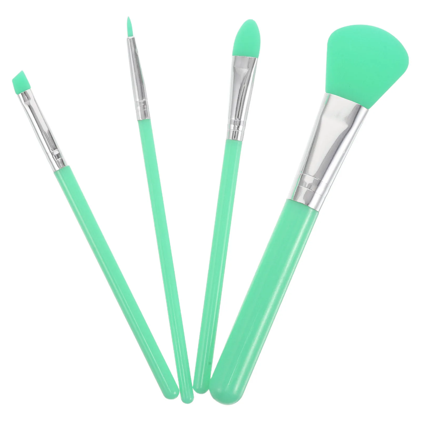 مجموعة واحدة من فرش مكياج السيليكون متعددة الاستخدام للوجه والعيون وأحمر الخدود وظلال العيون وبودرة الأساس ومستوى ناعم للسفر #6