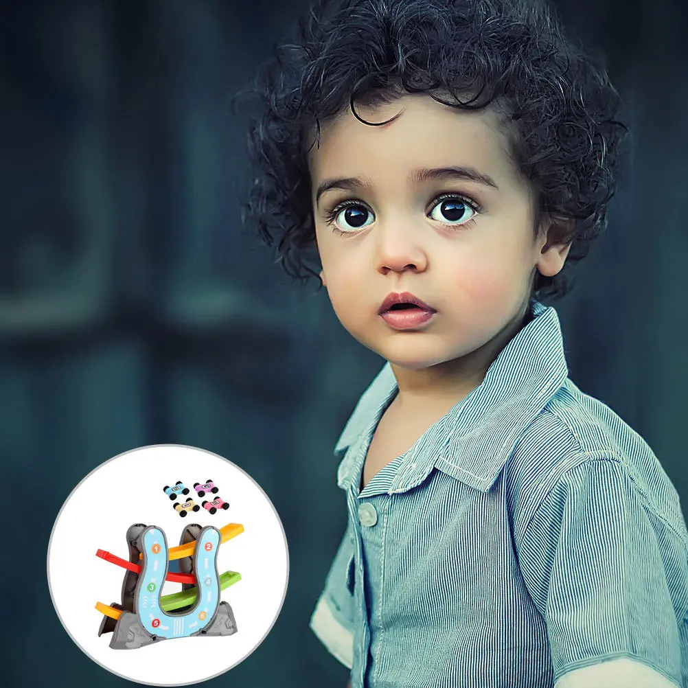 

1Set Track Car Gliding Educational Plaything Children Interaction Fun Early Learning Entertainment Home Gift Early Education Toy