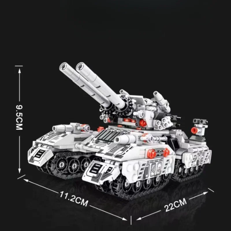 2026 WW Military Vehicle Tank 8in1 Airplane Truck Model Building Blocks DIY Bricks Construction Toys Gifts Adult