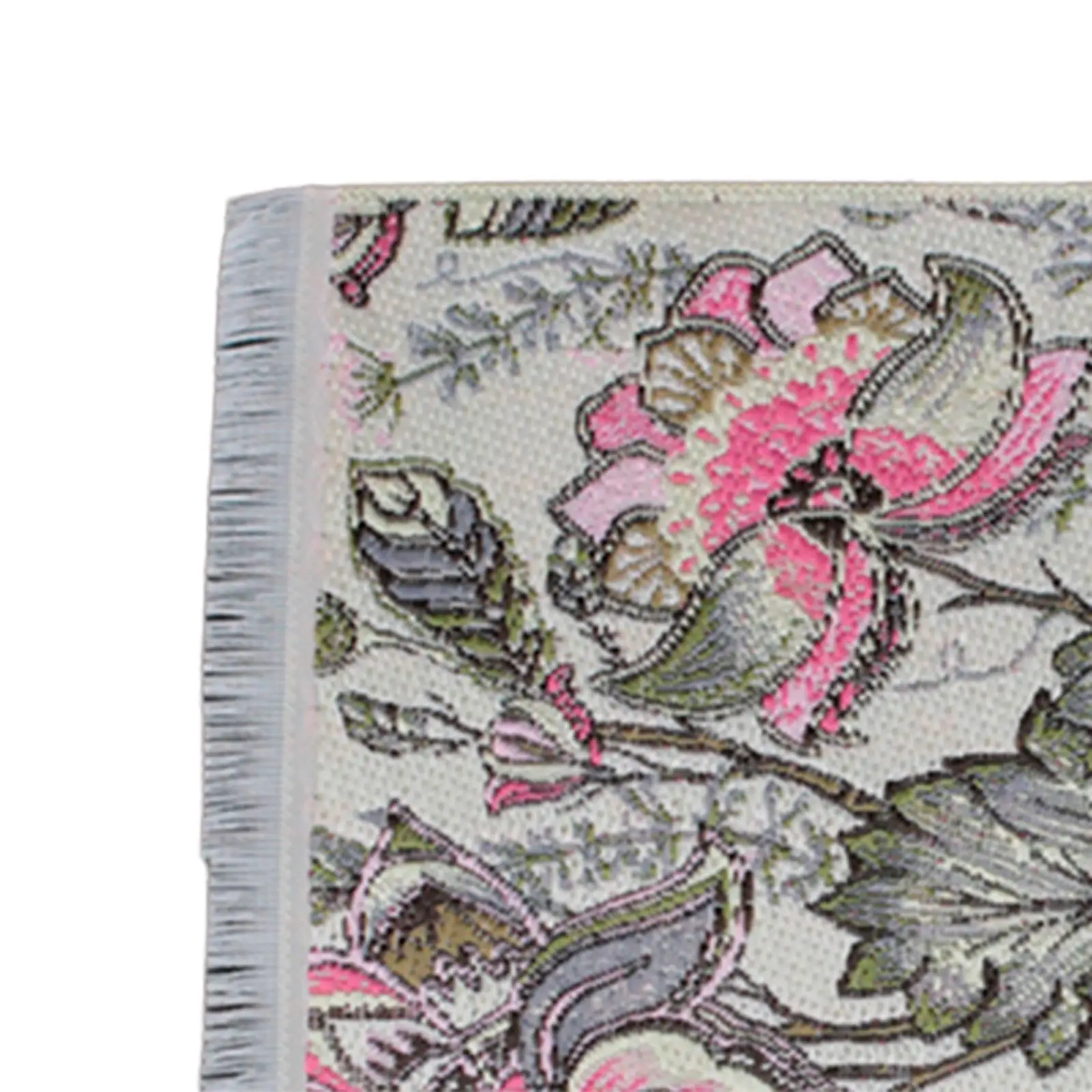 

Многоцветный тканый мини-коврик для кукольного домика в масштабе 1/12, шелковый прямоугольный напольный коврик для спальни, гостиной, декор для DIY-проектов