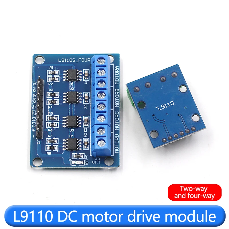 L9110 H-bridge scheda driver motore cc bidirezionale e quattro vie L9110S controller smart car motore passo-passo