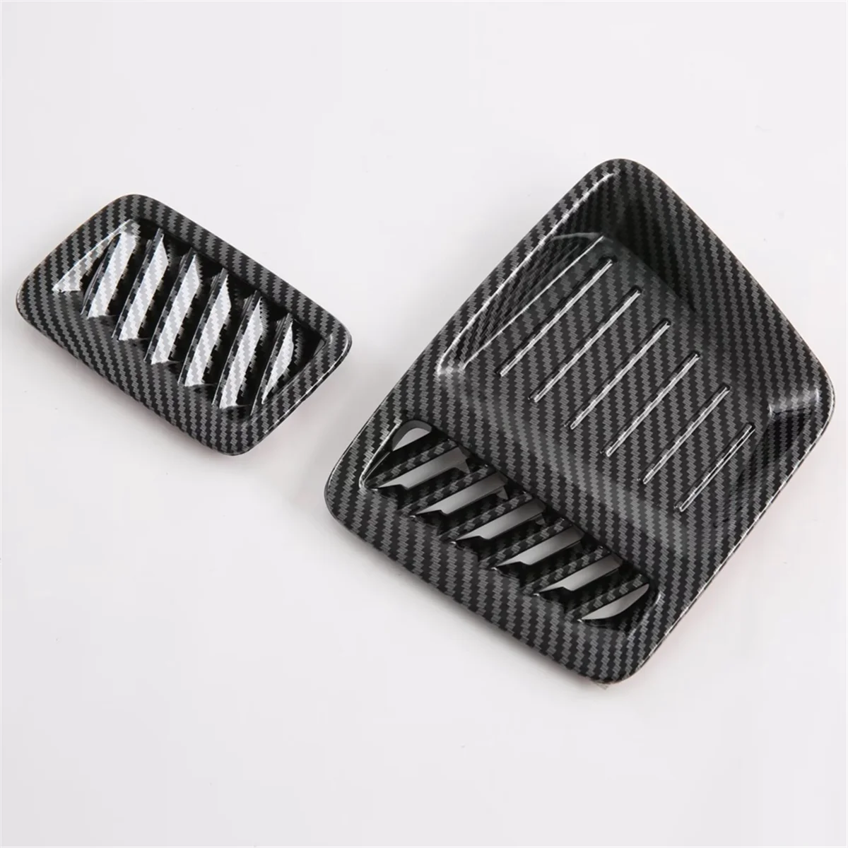 Fibra De Carbono Painel Do Carro Ar Condicionado Ventilação, Tampa De Saída, Acessórios De Guarnição, Fit para Hyundai Santa Fe, MX5, LHD, 2024