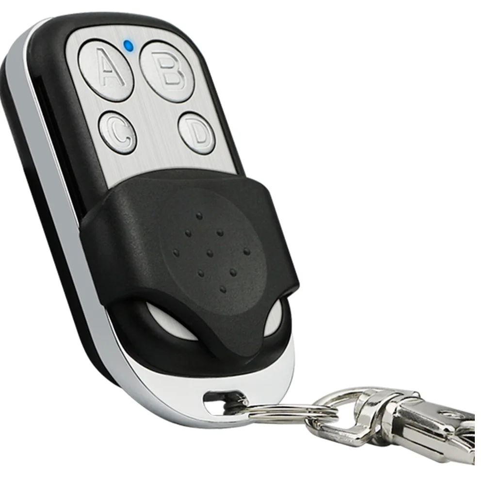 Universal 4 Buttons Garage Door Opener Remote Control 433MHZ Clone Fixed Learning Rolling Code Duplicator Garage