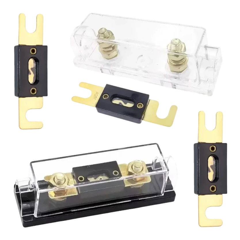 1set ANL Automotive Fuse Holders Fusible Link with Fuse 30 40 50 70 100 150 250 300 350 400 450 500A  AMP