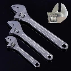 1PC Large Openin Long Handle Universal Spanner Carbon Steel Mechanical Workshop Hand Repair Tools Adjustable Wrench