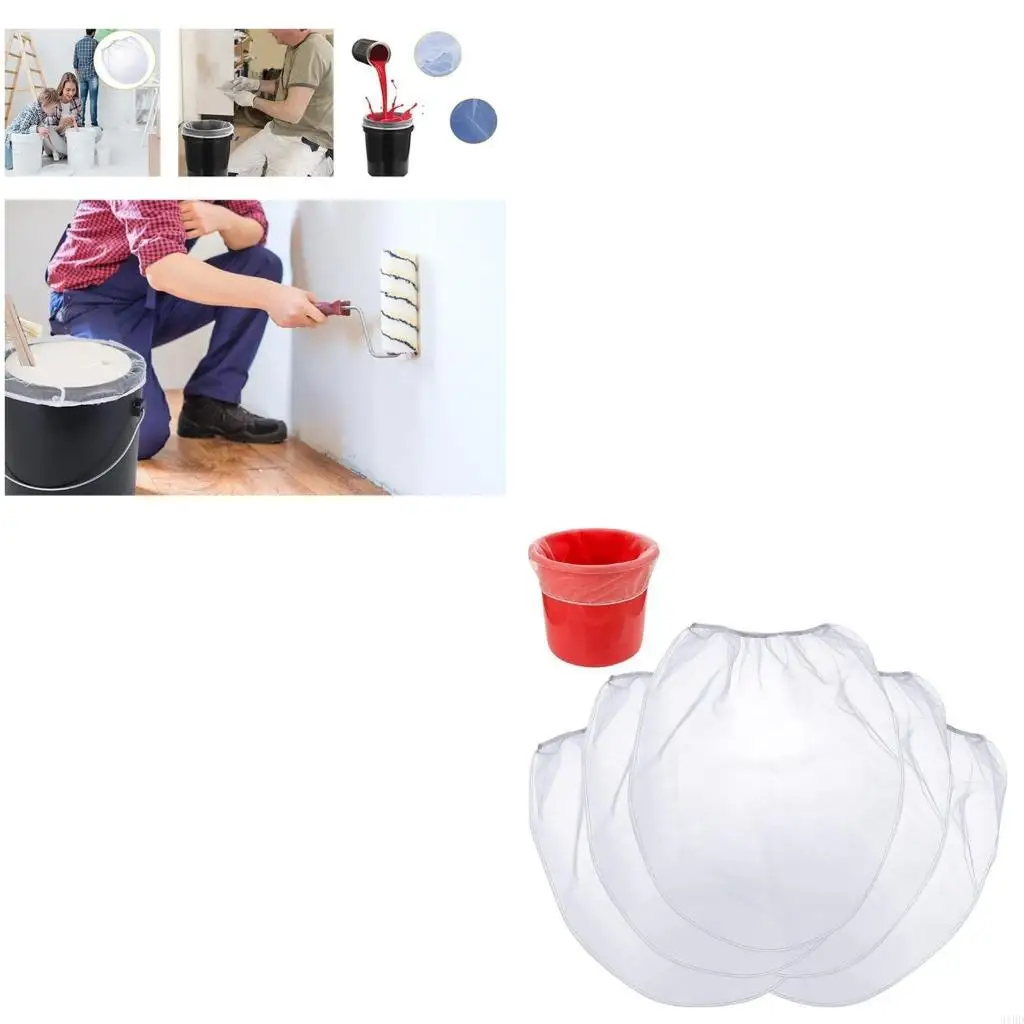 

Профессиональные фильтры для краски, 5 галлонов, полиэфирная сетка, эластичный верх для подготовки к покраске, садоводство,