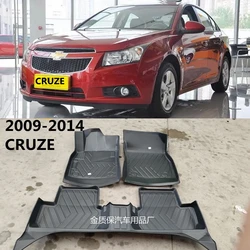 Use for 2009-2014 Chevrolet CRUZE floor mat Chevrolet Cruze car carpets Chevrolet Cruze waterproof floor mats Cruze trunk mats