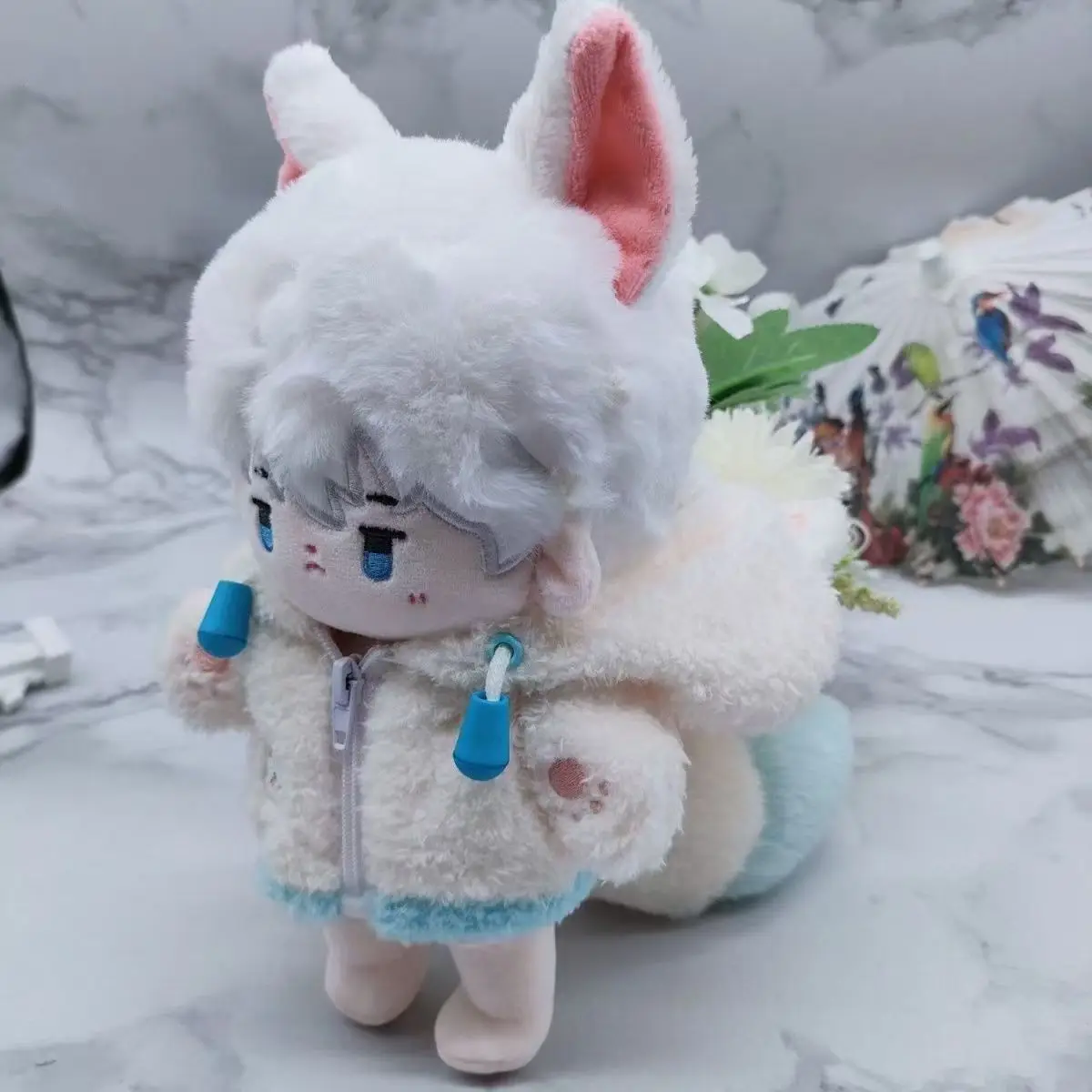 Link Click Shiguang Daili Ren Cheng Xiaoshi Lu Guang Qiao Ling 20cm Plush Doll Toy Clothes Bag Accessories Cute