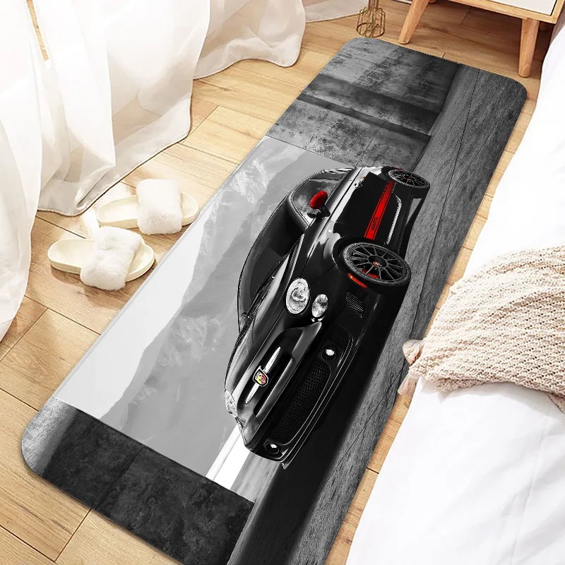 A-Abarths Car Door Mat Entrance Non-slip Doormat Washable Kitchen Carpet Living Room Hallway Rugs Bathroom Bath Door Mats