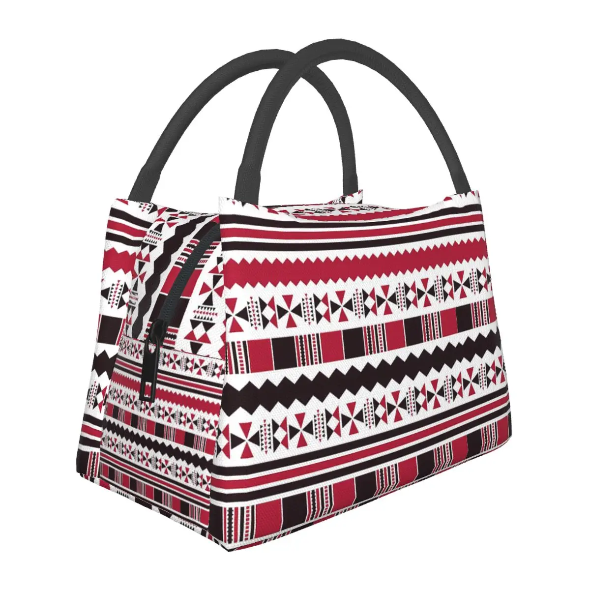 African Ethnic Lunch Bag Patchwork Print Outdoor Picnic Lunch Box For Adult Graphic Design Tote Food Bags Oxford Cooler Bag