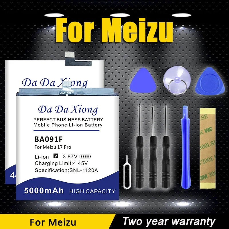 DaDaXiong 2024 New BA816 BT41 BA091F Superior Quality Battery For Meizu MX4 M8 V8 17 M816H Pro Lite Bateria + Free Tools