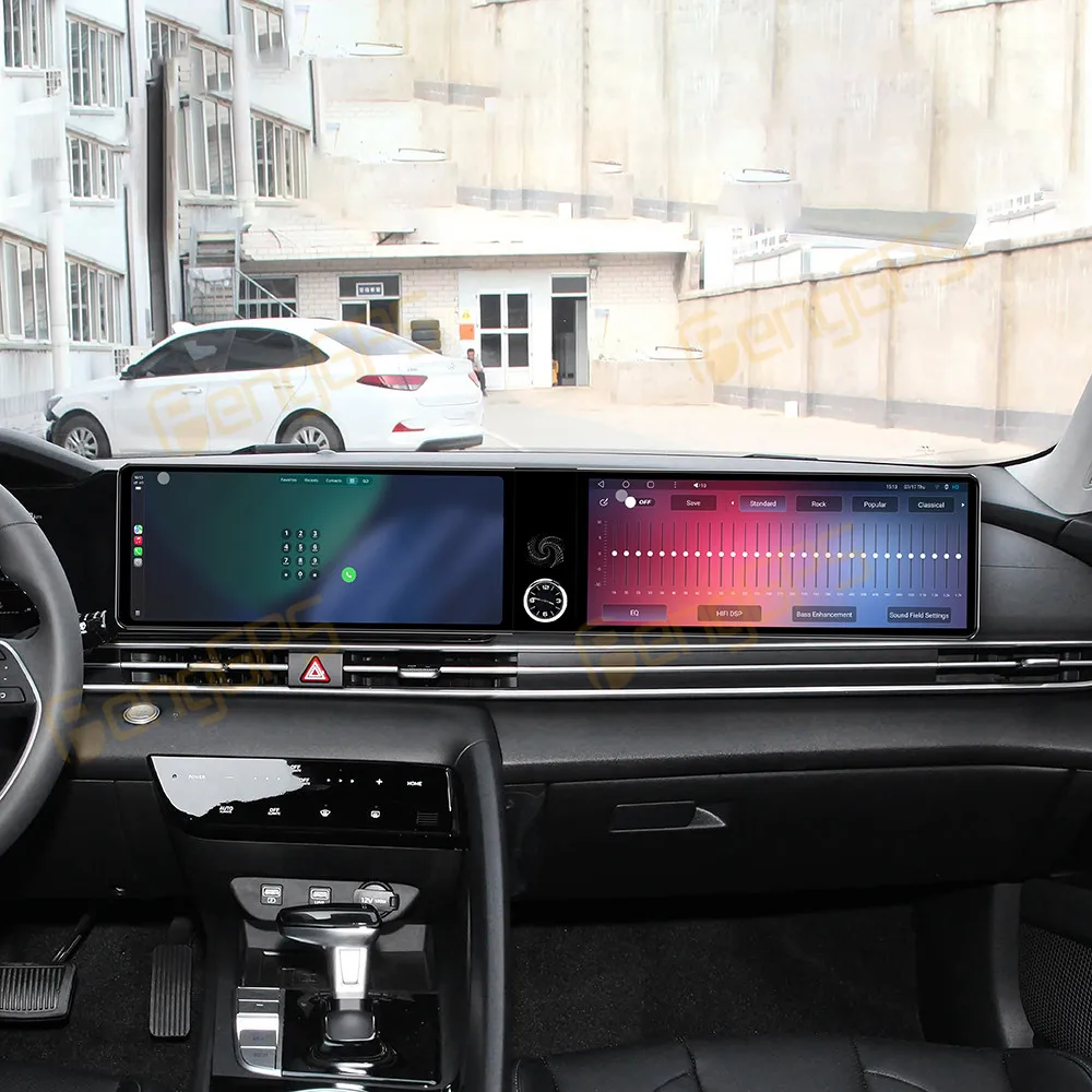 Dual 12.3 Inch Screen Carplay Android 13 Car Radio For Hyundai Elantra 2020-2021 GPS Navigation Multimedia Player Stereo Host