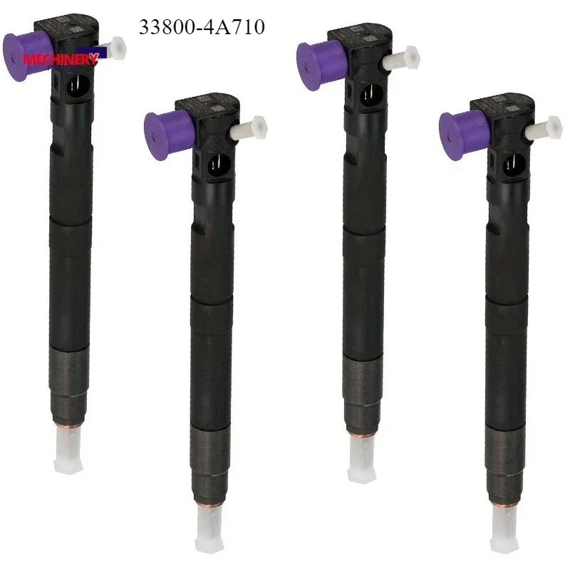 

4PCS 33800-4A710 Diesel Fuel Injector 338004A710 28229873 for Hyundai H1 H300 I800 H100 Starex 07-14