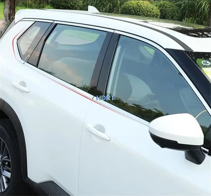 

Автомобильные аксессуары, подходят для Nissan Rogue X-Trail X Trail 2022 +, молдинг из нержавеющей стали, дверь, окно, столб, крышка, отделочная полоса