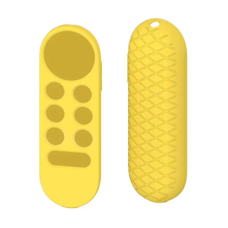 Soft Silicone Case For Google Chromecast Remote Control Protective Cover Shell For Google TV 2020 Voice Remote Control D Durable view 3
