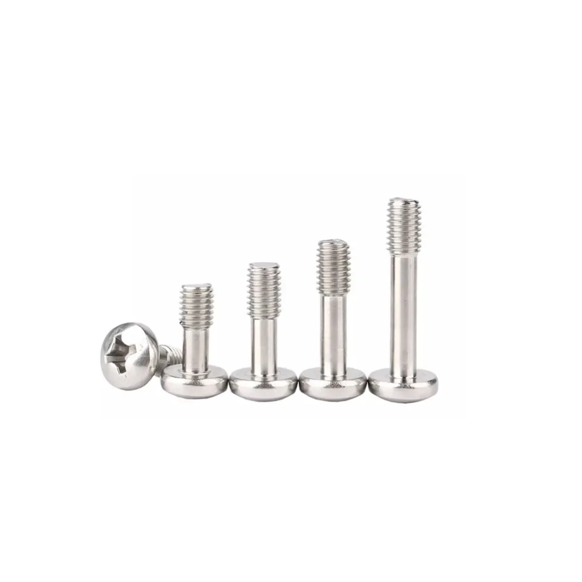Vis à Tête Ronde Croisée en Acier Inoxydable 304, Accessoire Anti-desserrage et Anti-desserrage