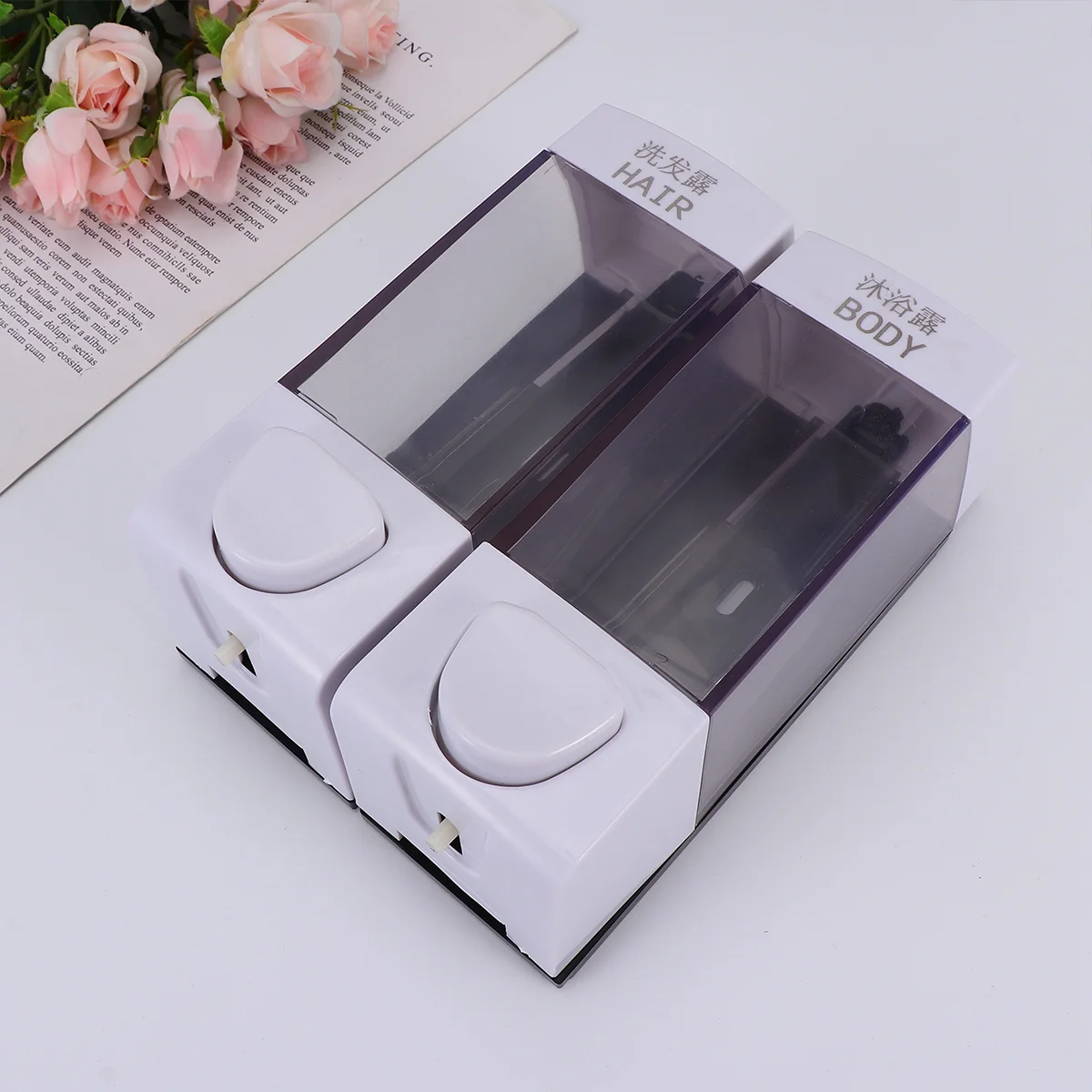 Dozownik do mydła 700 ml z gładką pompką, montowany na ścianie, butelka na balsam do akcesoriów łazienkowych, kuchenny pojemnik na płynne mydło.