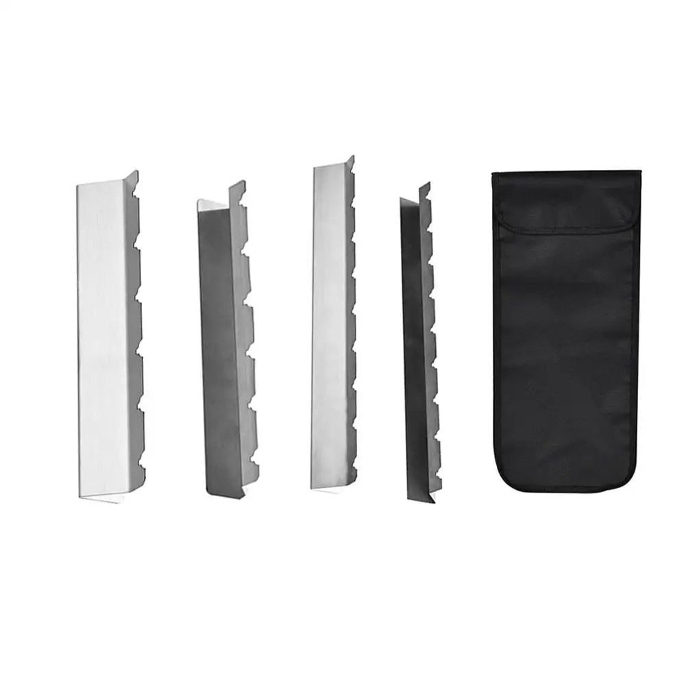 Great For BBQ Parties 9-position Support 36.8*3.5*5 Cm BBQ Skewers Holder Barbecue Skewers Holder Set Camping BBQ Stand