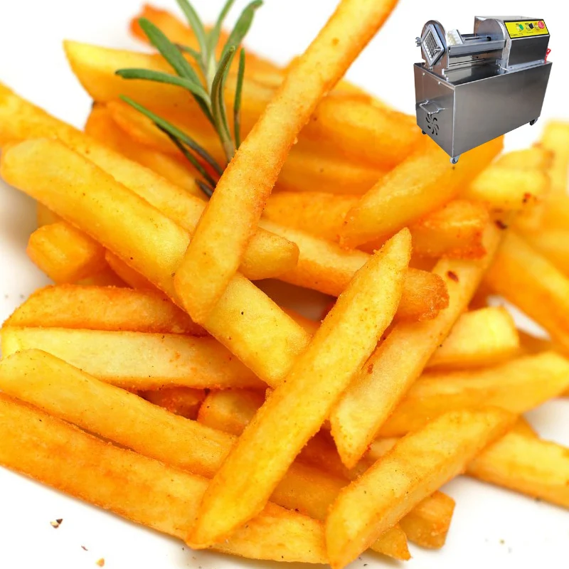 

Commercial Potato Strip Cutter Fruit Vegetable Slicer Stainless Steel Blades French Fries Cutter Restaurant Tool