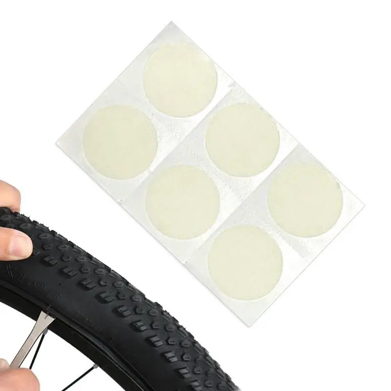 Bike Tire Patch Repair Tool No-Glue Adhesive Quick Drying Fast Tyre Tube Glueless Patch Bicycle Inner Tube Puncture Patching Set