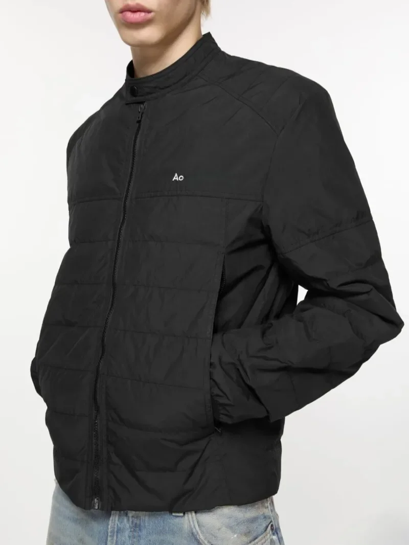 AC chest embroidered ribs down jacket simple light jacket