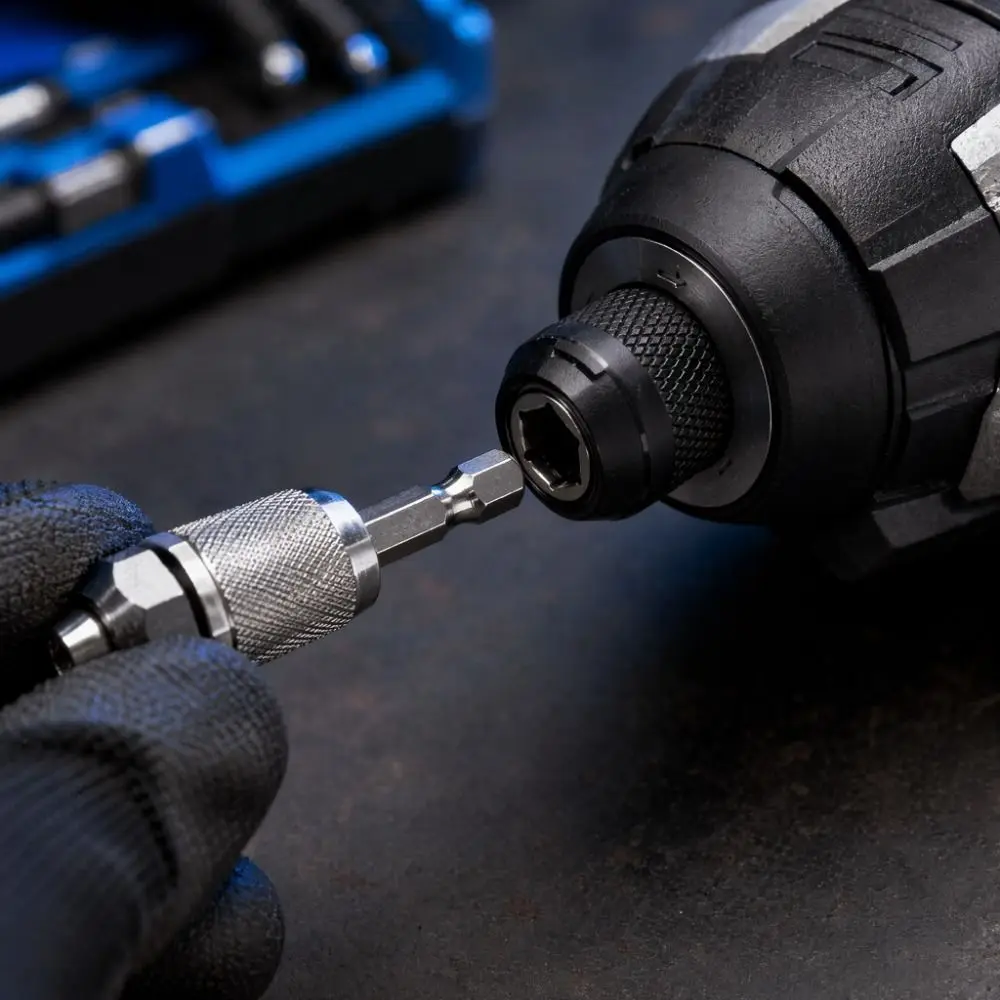 Three-jaw Drill Chuck Adapter Quickly Replace 52mm-74.5mm Pneumatic Drill Chuck Hexagonal Shank Aluminum alloy