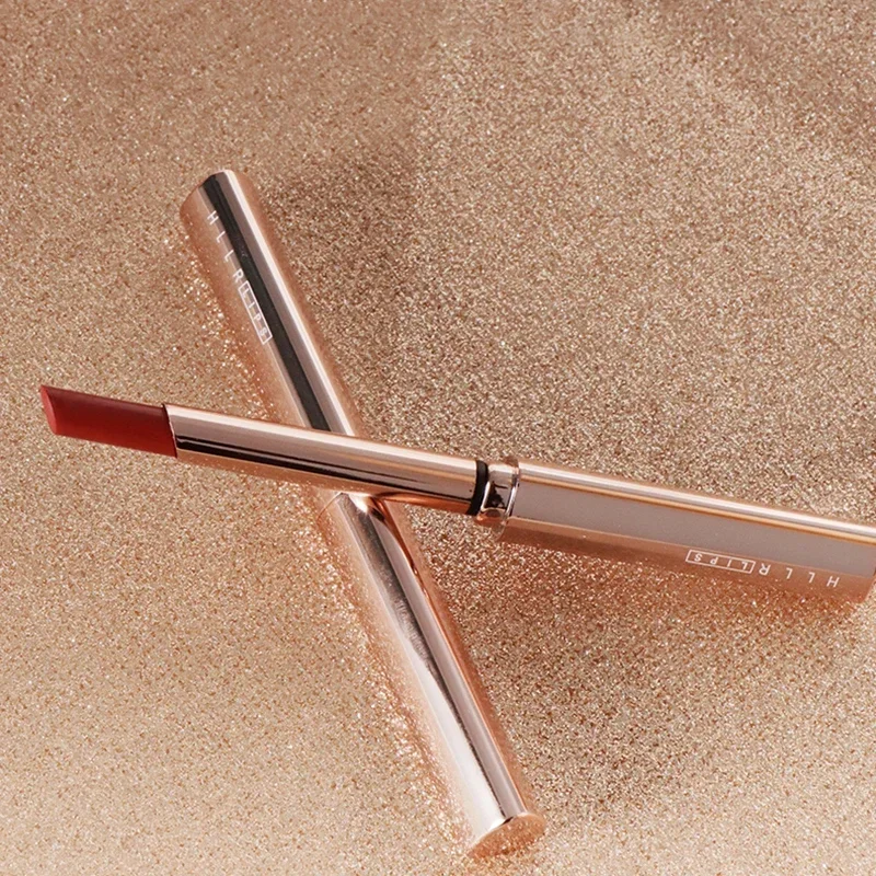 قلم أحمر شفاه غير لامع يدوم طويلاً مقاوم للماء ملمع شفاه مثير أحمر بني سائل مخملي ملمع شفاه مستحضرات تجميل كورية مكياج كوسيميائيكا