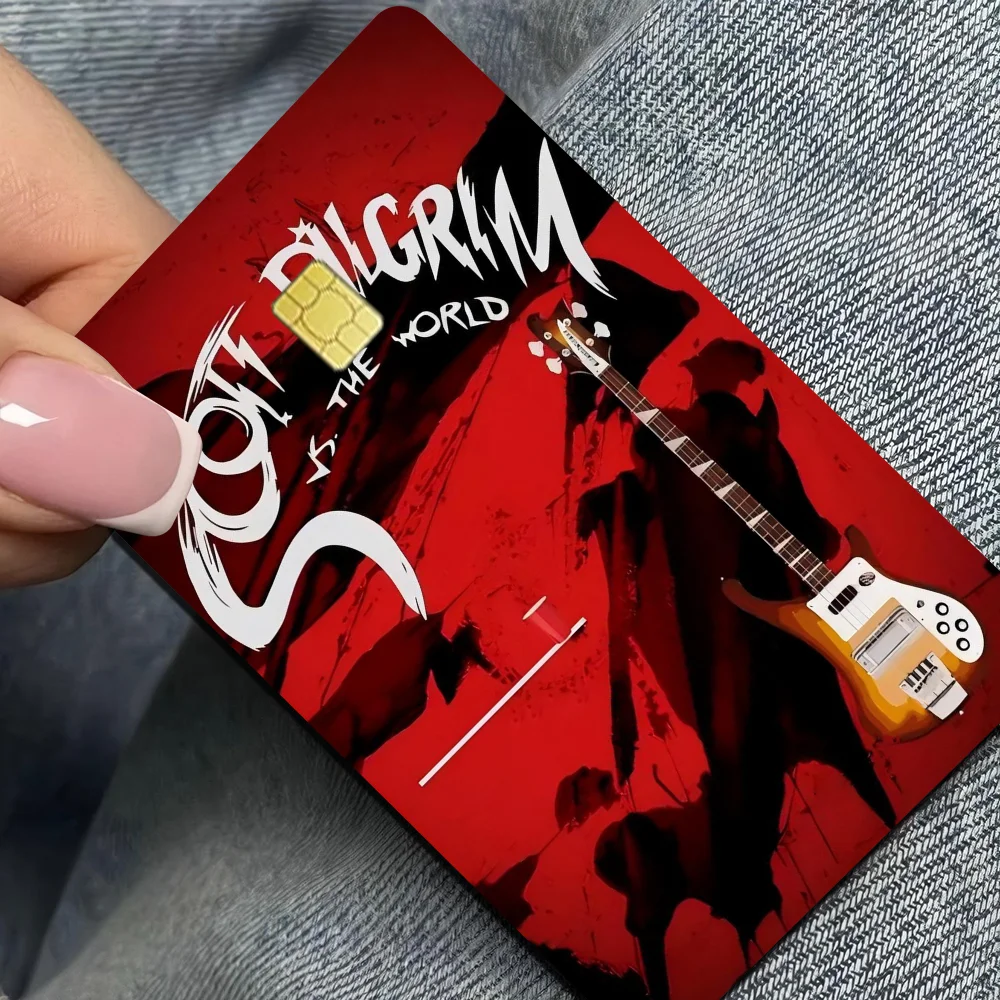 سكوت بيلجريم ضد. حافظة غطاء جلدي لفيلم الرسوم المتحركة من The World Game للجانب الأمامي لبطاقة الخصم الصغيرة والكبيرة بدون رقاقة #6