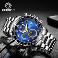 OCHSTIN Business High-end Waterproof Watch Multifunction Quartz Movement New Mariner Series 2024 Men's Quartz Watch