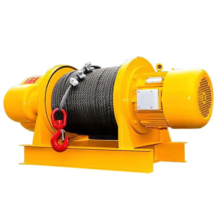 

150m 20000 lbs heavy duty electric wire rope hoist 100m rope winch