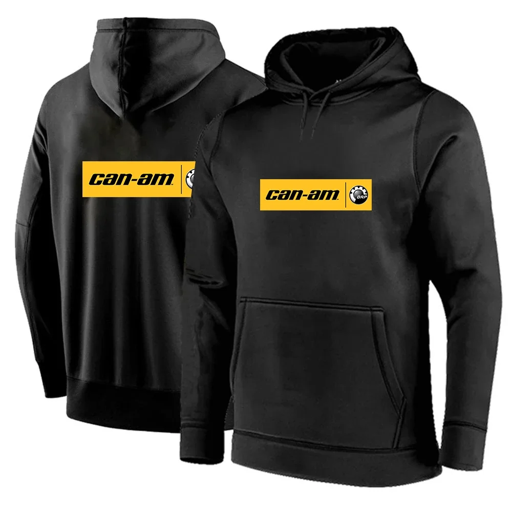 

CAN AM Logo BRP 2024 Men's New Solid Color Fashionable Printing Hoodies College Harajuku Casual Sports Jackets Sweatshirts Tops