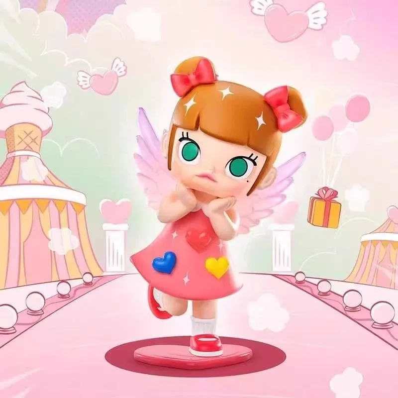 

POPMART MOLLY Instant Superpower Series, креативная изысканная декоративная глухая коробка, украшение для дома, подарок-сюрприз на складе