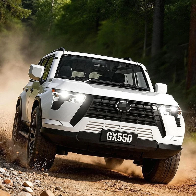 

Модель внедорожника GX550 1:24, литая металлическая машинка, коллекционная модель внедорожника со звуком и светом, детская игрушка для детей, подарок