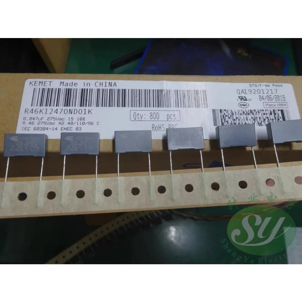 

20PCS AV R46KI2470ND01K 0.047uf/275VAC 47nf 473 New 15mm film capacitor
