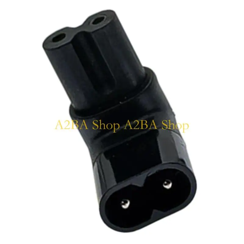 A2BA Elbow C14 to C13 Adapter for Computers, Servers, Printers, Monitors and More