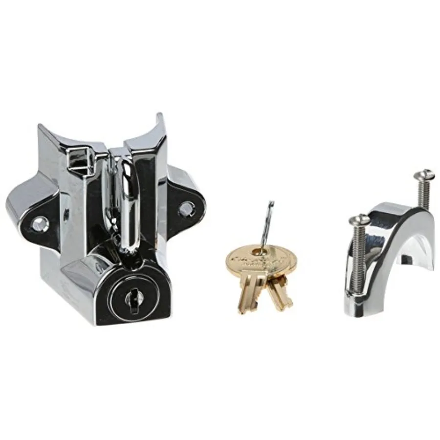 

Аксессуар для мотоцикла 4232: Защитный замок для шлема с защитой от взлома, универсальный, разработан для мотоциклов с трубчатой рамой.